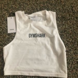 New Gym Shark Crop Top